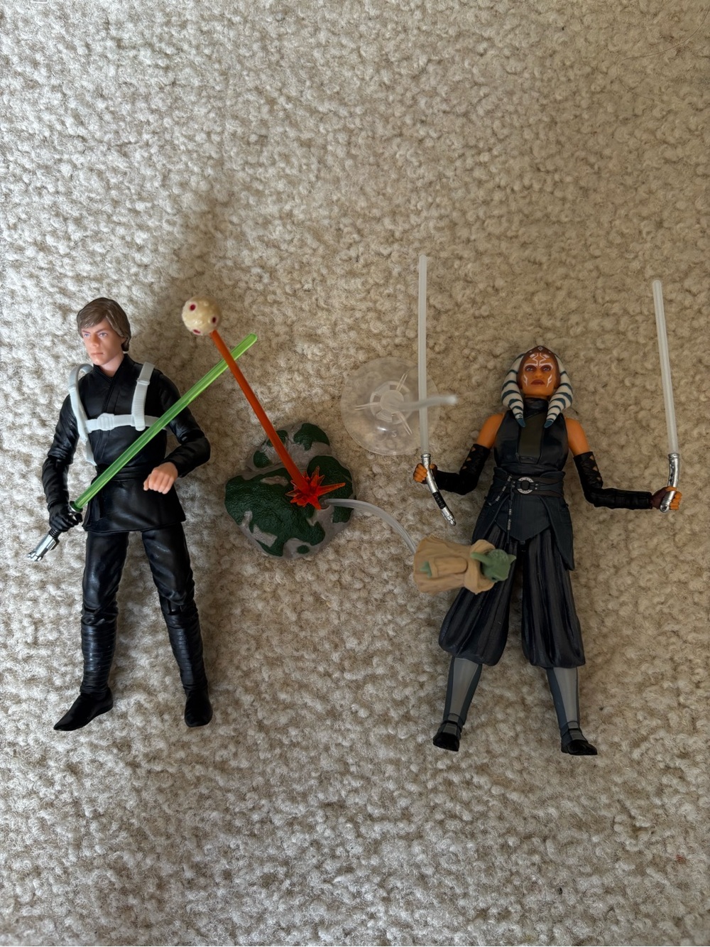 Jedi Master Luke & Ahsoka Tano Grogu Training Lot